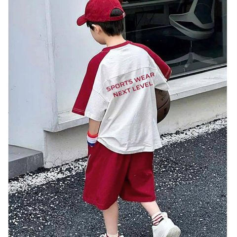 Set Thun Bé Trai NEXXI – Bộ Lửng Phối Màu Sporty IM MS, Cotton 4C Form Rộng Siêu Hot