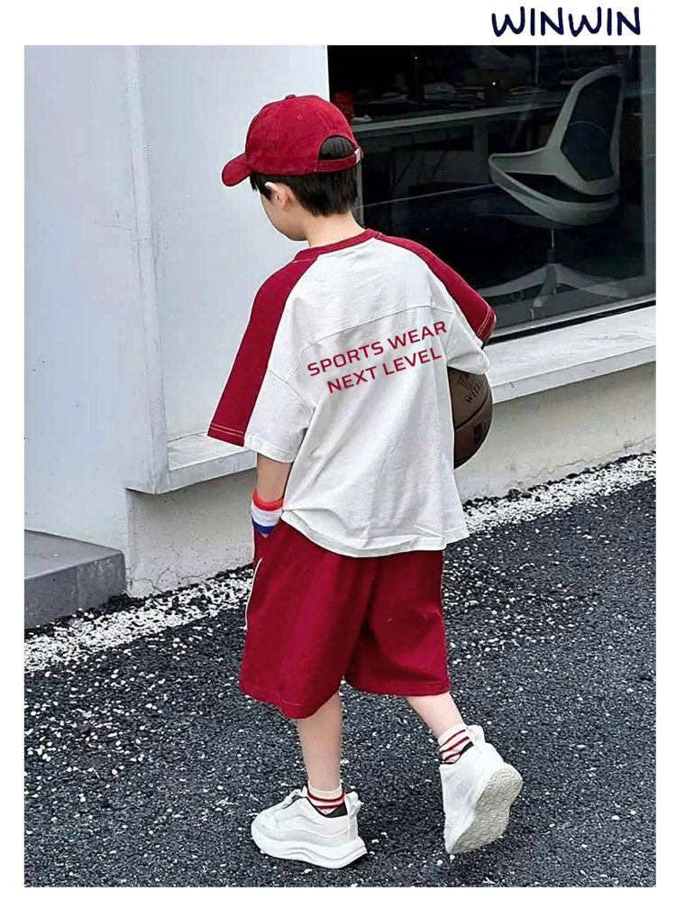 Set Thun Bé Trai NEXXI – Bộ Lửng Phối Màu Sporty IM MS, Cotton 4C Form Rộng Siêu Hot