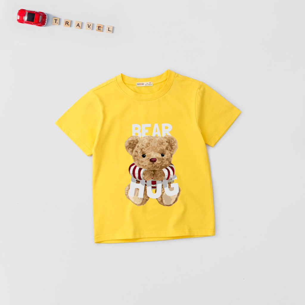 Áo thun cổ tròn basic 4 hình NEXXI
