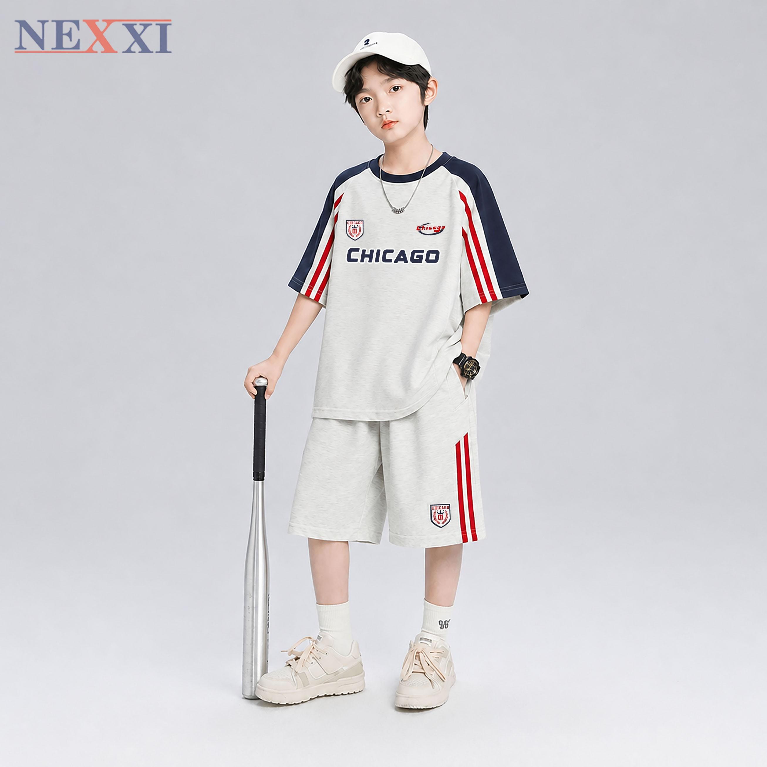2610.8Bộ thun lửng viền sọc chicago