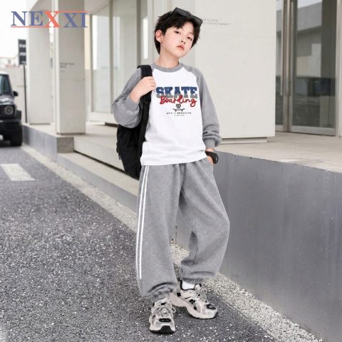 2610.4Bộ thun dài tay phối màu Skate